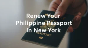 Renew Philippine Passport in New York
